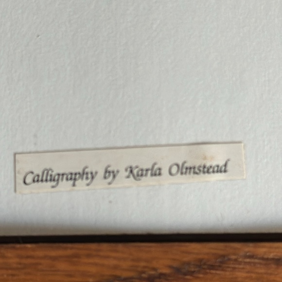 Home Rules Matted in oak Frame - Picture 3 of 6